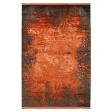 Luxury Picasso Art Elysee Laagpolig Velvet Vloerkleed Terracotta