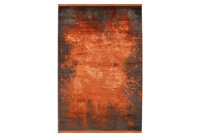 Luxury Picasso Art Elysee Laagpolig Velvet Vloerkleed Terracotta