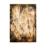 Luxury Picasso Art Elysee Laagpolig Velvet Vloerkleed Goud