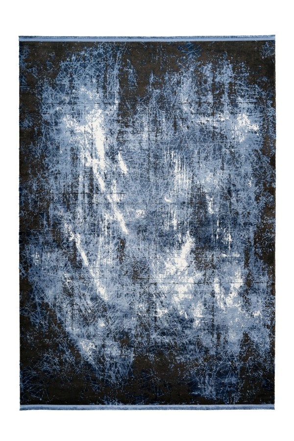 Luxury Picasso Art Elysee Laagpolig Velvet Vloerkleed Blauw