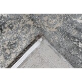 Luxury Picasso Elysee Laagpolig Velvet Vloerkleed Zilver