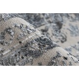 Luxury Picasso Elysee Laagpolig Velvet Vloerkleed Zilver