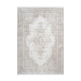 Luxury Picasso Elysee Vloerkleed - Laagpolig Luxe Tapijt - Soft Fluweel - Creme
