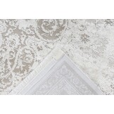 Luxury Picasso Elysee Vloerkleed - Laagpolig Luxe Tapijt - Soft Fluweel - Creme