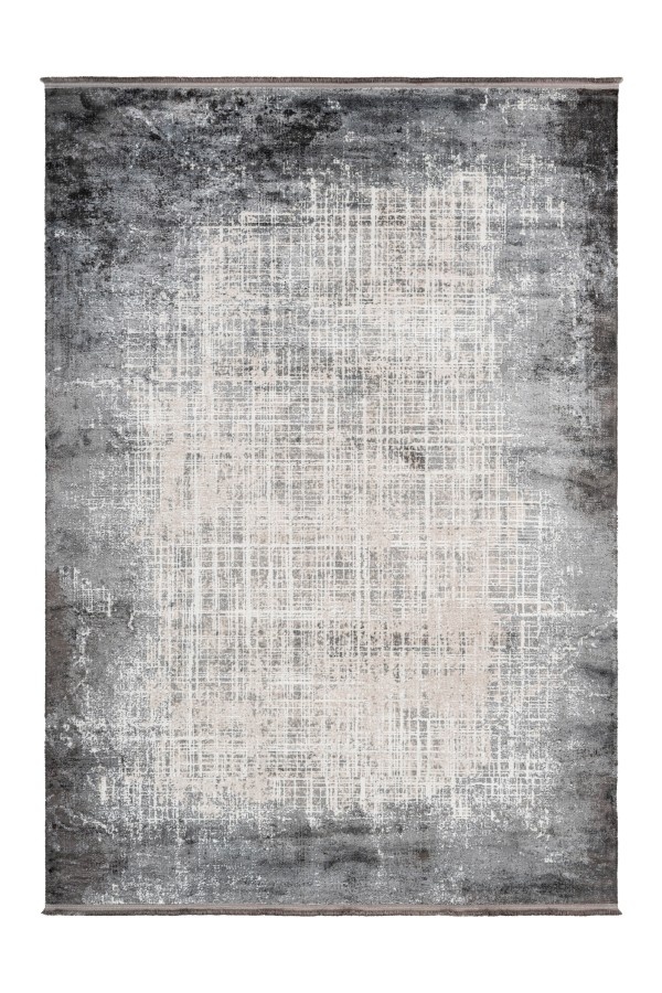 Luxury Picasso Elysee Laagpolig Velvet Vloerkleed Zilver