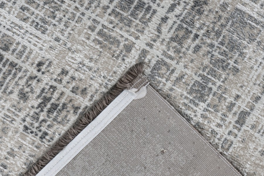 Luxury Picasso Elysee Laagpolig Velvet Vloerkleed Zilver