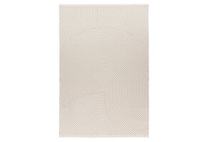 Basic Home Japandi Vloerkleed - Laagpolig Tapijt - Soft Touch - Effen - Creme