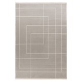 Basic Home Abstract Vloerkleed - Laagpolig Tapijt - Soft Touch - Effen - Lichtgrijs