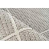 Basic Home Abstract Vloerkleed - Laagpolig Tapijt - Soft Touch - Effen - Lichtgrijs
