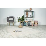 Basic Home Abstract Vloerkleed - Laagpolig Tapijt - Soft Touch - Effen - Beige