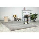 Basic Home Dream Vloerkleed - Hoogpolig Tapijt - Soft - Effen - Grijs
