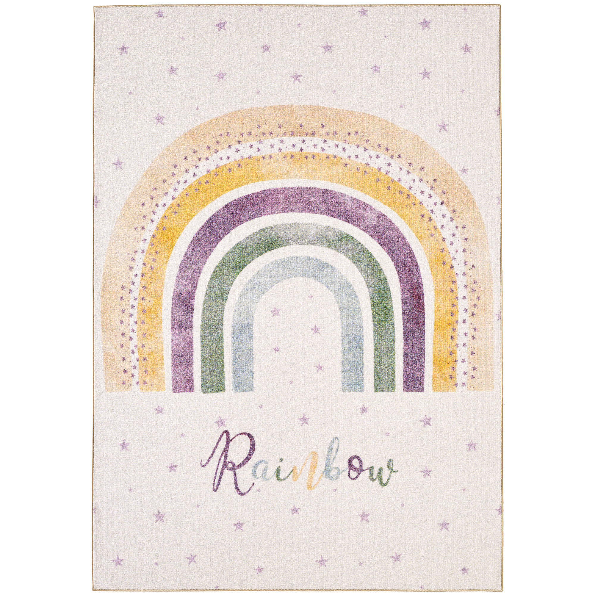 Tapijtenloods Play Kids - Vloerkleed Kinderkamer - Rainbow - Laagpolig Speelkleed - Multi