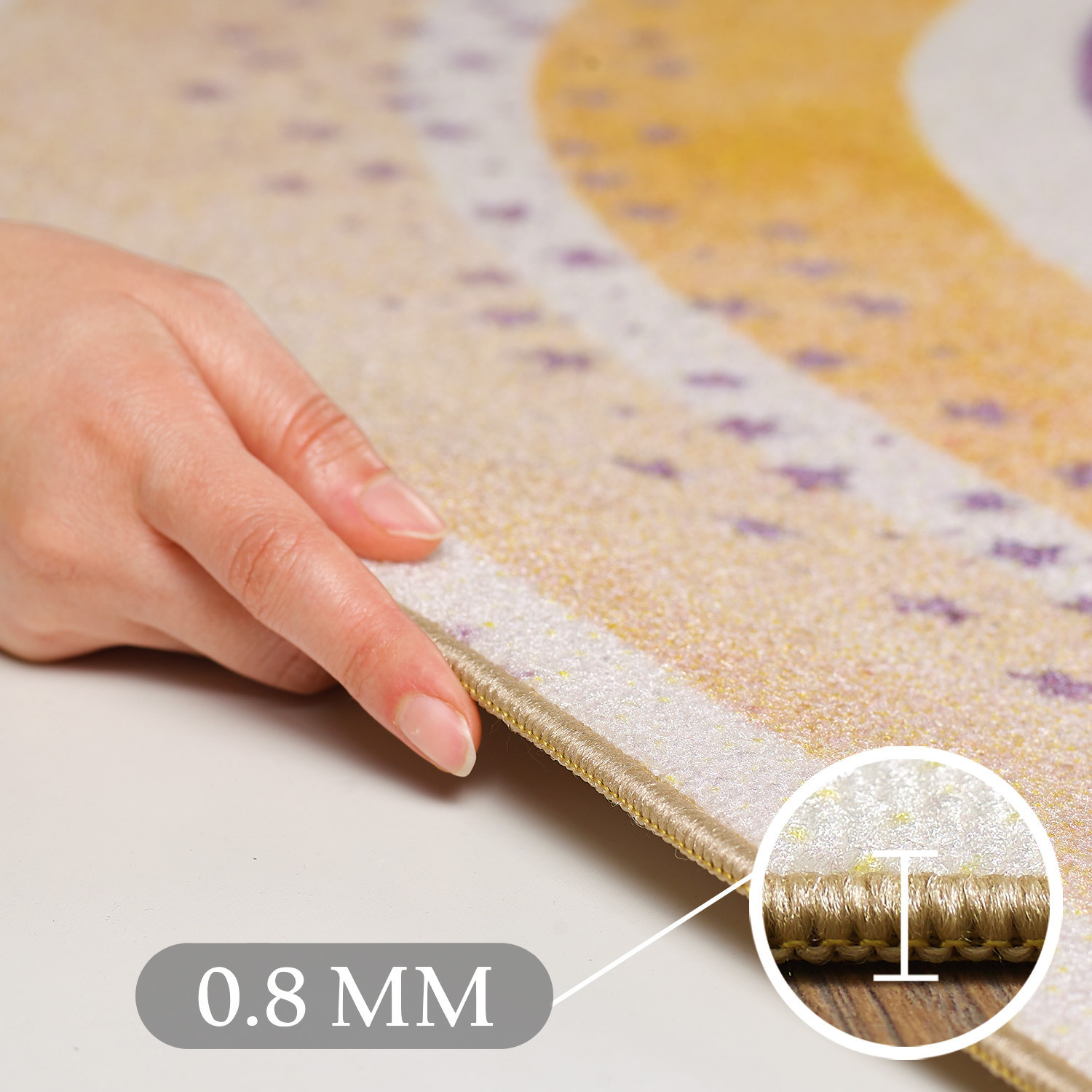 Tapijtenloods Play Kids - Vloerkleed Kinderkamer - Rainbow - Laagpolig Speelkleed - Multi