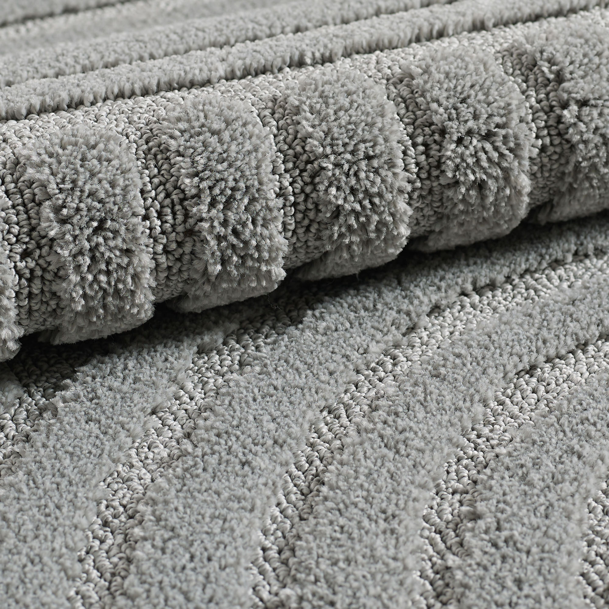 Japandi ART - Vloerkleed Boho - Scandinavisch - Laagpolig Effen - Grijs