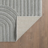 Japandi ART - Vloerkleed Boho - Scandinavisch - Laagpolig Effen - Grijs