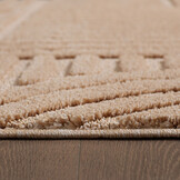 Tapijtenloods Japandi ART - Vloerkleed Boho - Scandinavisch - Laagpolig Effen - Oud Roze