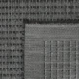 Solid Tuin - Rond Buitenkleed - Indoor & Outdoor - Laagpolig Effen - Zwart