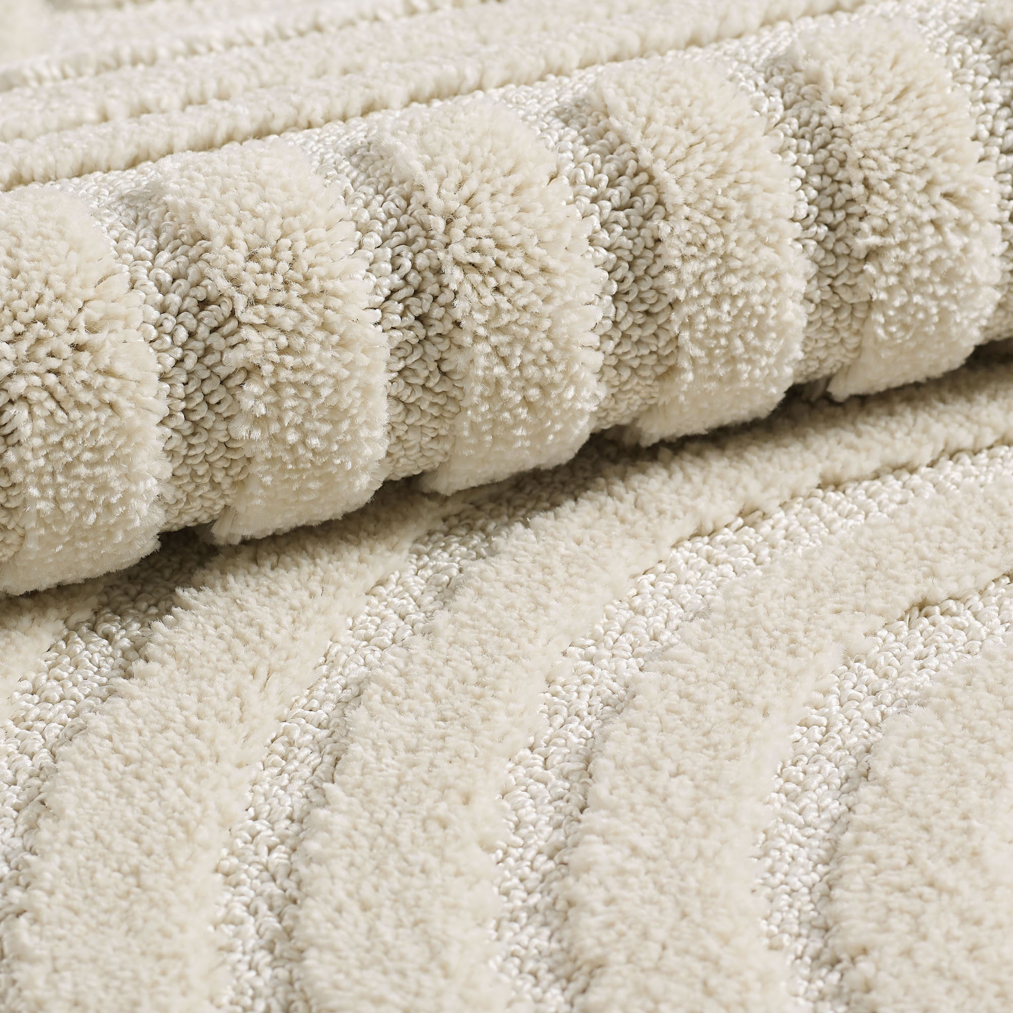 Japandi ART - Vloerkleed Boho - Scandinavisch - Laagpolig Effen - Creme