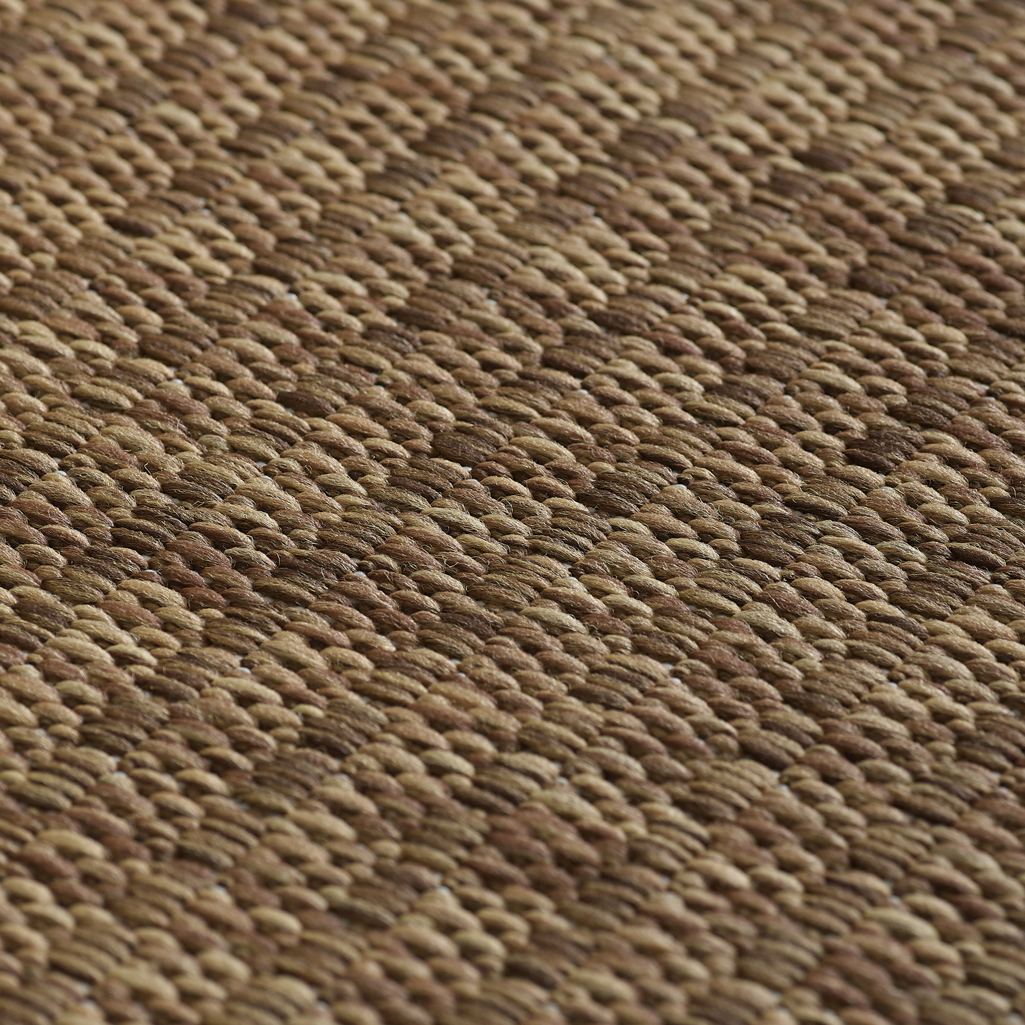 Solid Tuin - Buitenkleed - Indoor & Outdoor - Laagpolig Effen - Bruin Beige