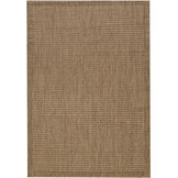 Solid Tuin - Buitenkleed - Indoor & Outdoor - Laagpolig Effen - Bruin Beige