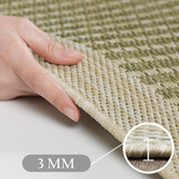 Solid Tuin - Rond Buitenkleed - Indoor & Outdoor - Laagpolig Effen - Groen