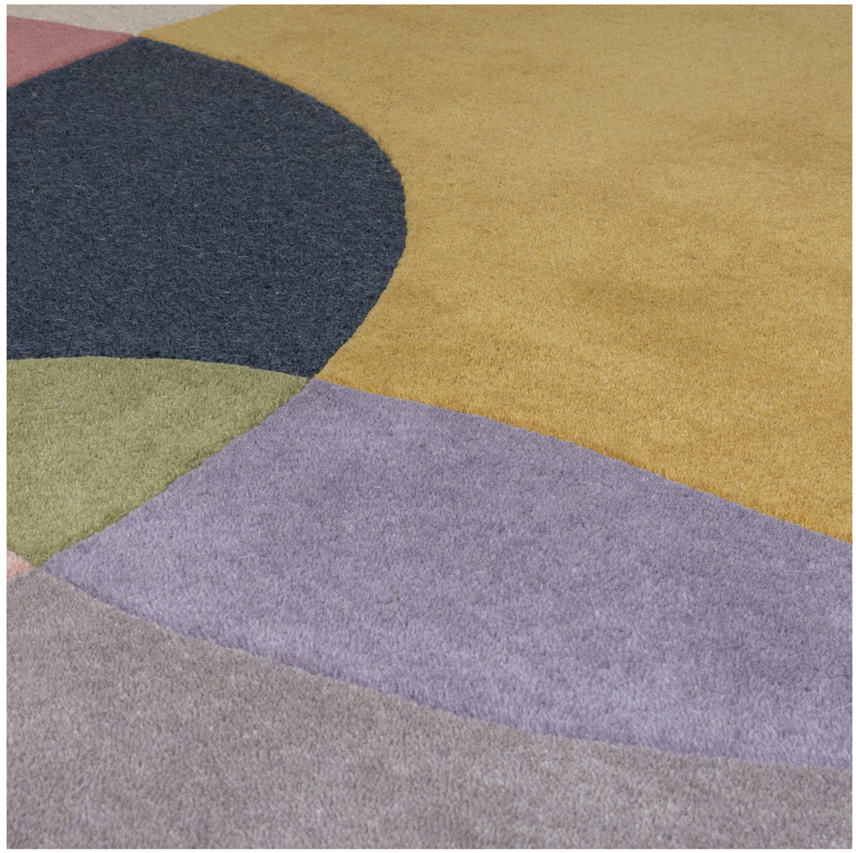 Glow Flair Wollen Vloerkleed Laagpolig Multi - 160x230 cm