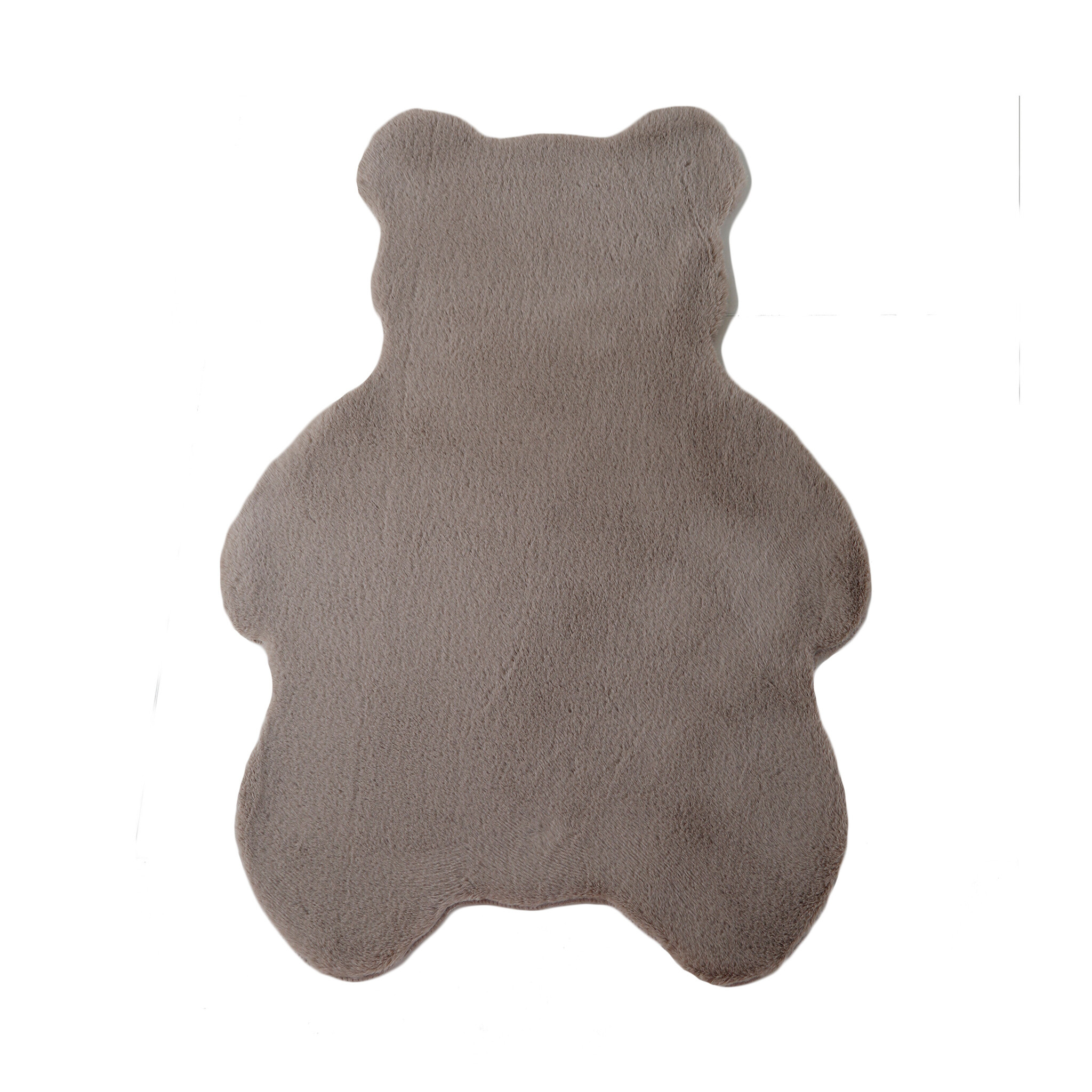 Fluffy Kids - Kinder Vloerkleed - Beer - Hoogpolig - Beige - Kinderkamer Tapijt
