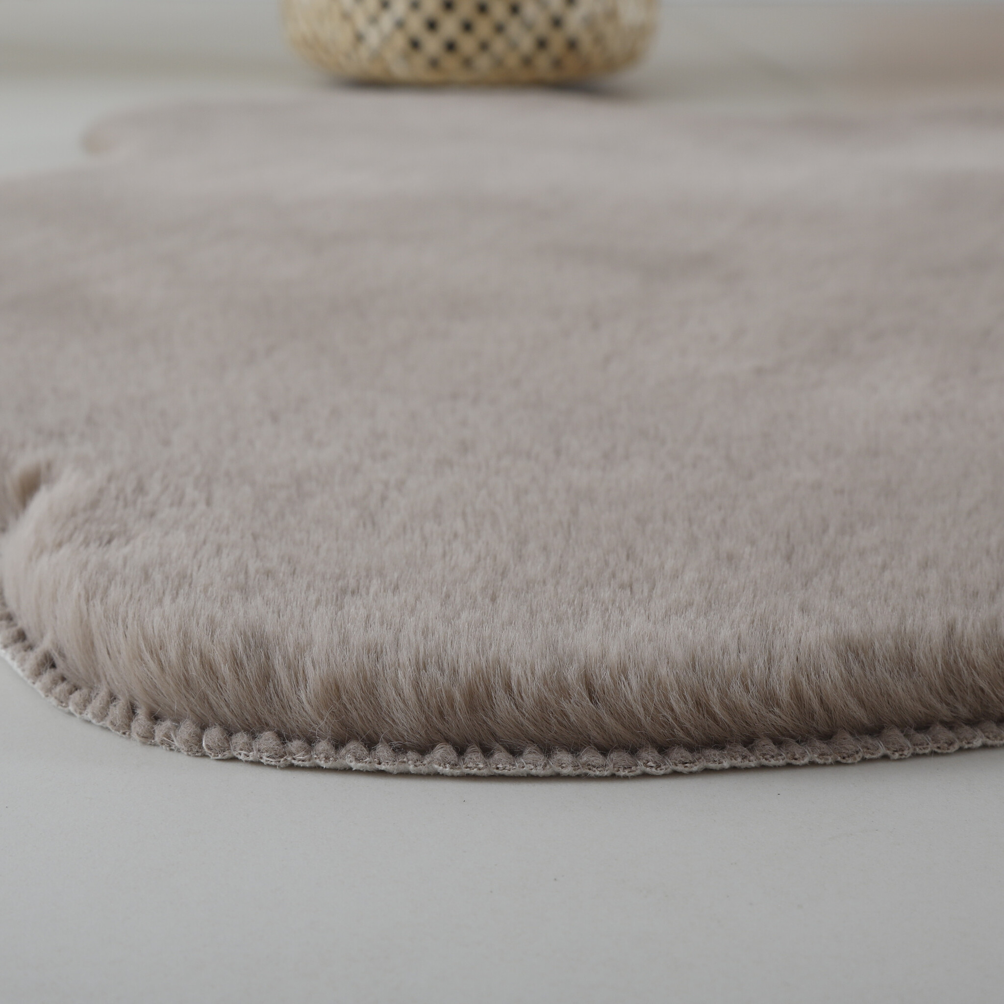 Fluffy Kids - Kinder Vloerkleed - Beer - Hoogpolig - Beige - Kinderkamer Tapijt