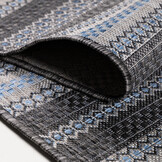 Sunny Outdoor - Tuin Buitenkleed - Vintage Design - Zwart - Vloerkleed voor Tuin Terras Balkon