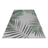 Sunny Outdoor - Tuin Buitenkleed - Palm Design - Groen - Vloerkleed voor Tuin Terras Balkon