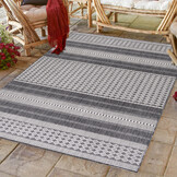 Sunny Outdoor - Tuin Buitenkleed - Beige Grijs - Vloerkleed voor Tuin Terras Balkon