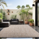 Skanda Home Buitenkleed - In & Outdoor - Uni Design - Beige - Vloerkleed voor Tuin Terras Balkon