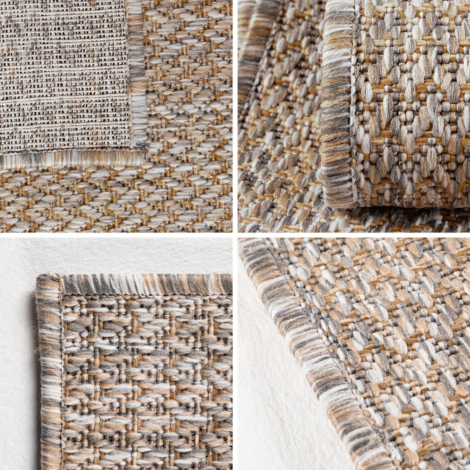 Skanda Home Buitenkleed - In & Outdoor - Uni Design - Beige - Vloerkleed voor Tuin Terras Balkon
