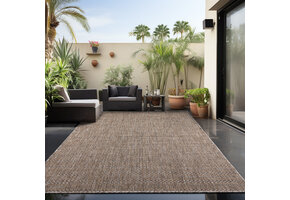 Skanda Home Buitenkleed - In & Outdoor - Uni Design - Beige - Vloerkleed voor Tuin Terras Balkon