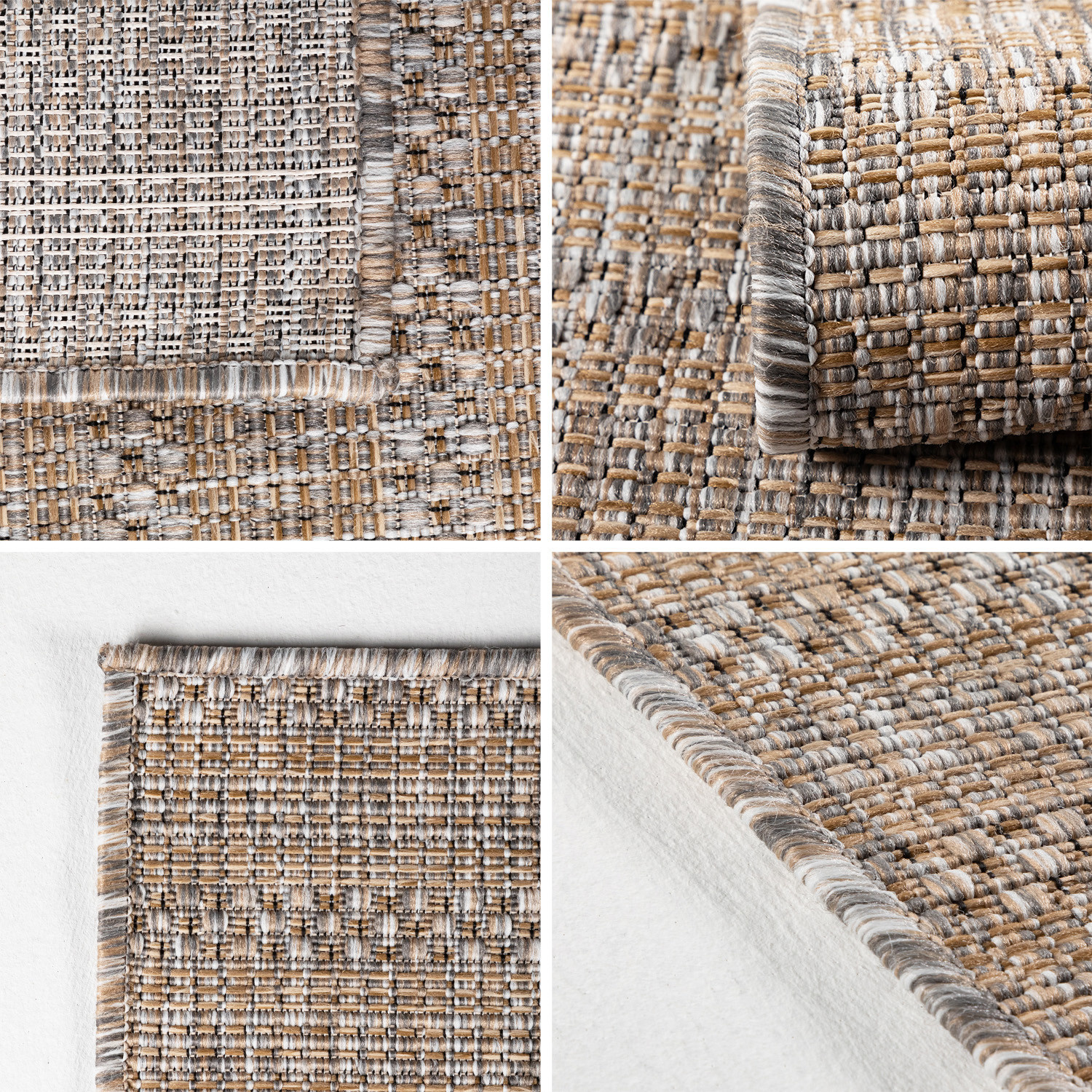 Skanda Home Buitenkleed - In & Outdoor - Uni Design - Beige - Vloerkleed voor Tuin Terras Balkon
