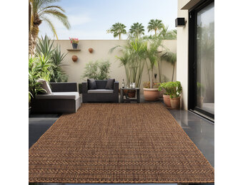 Skanda Home Buitenkleed - In & Outdoor - Uni Design - Terra - Vloerkleed voor Tuin Terras Balkon