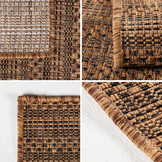 Skanda Home Buitenkleed - In & Outdoor - Uni Design - Terra - Vloerkleed voor Tuin Terras Balkon