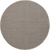 Loom Uni Effen Vloerkleed - Rond - Uni Kleur - Bruin - Woonkamer Slaapkamer Tapijt - Laagpolig