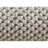 Loom Uni Effen Vloerkleed - Rond - Uni Kleur - Creme - Woonkamer Slaapkamer Tapijt - Laagpolig