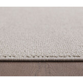 Loom Uni Effen Vloerkleed - Rond - Uni Kleur - Creme - Woonkamer Slaapkamer Tapijt - Laagpolig