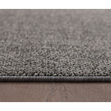 Loom Uni Effen Vloerkleed - Rond - Uni Kleur - Grijs - Woonkamer Slaapkamer Tapijt - Laagpolig