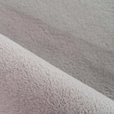 Pouffy Fluffy  - Hoogpolig  Rond Vloerkleed - Uni Kleur - Beige - Woonkamer Tapijt - Katoenen Rug