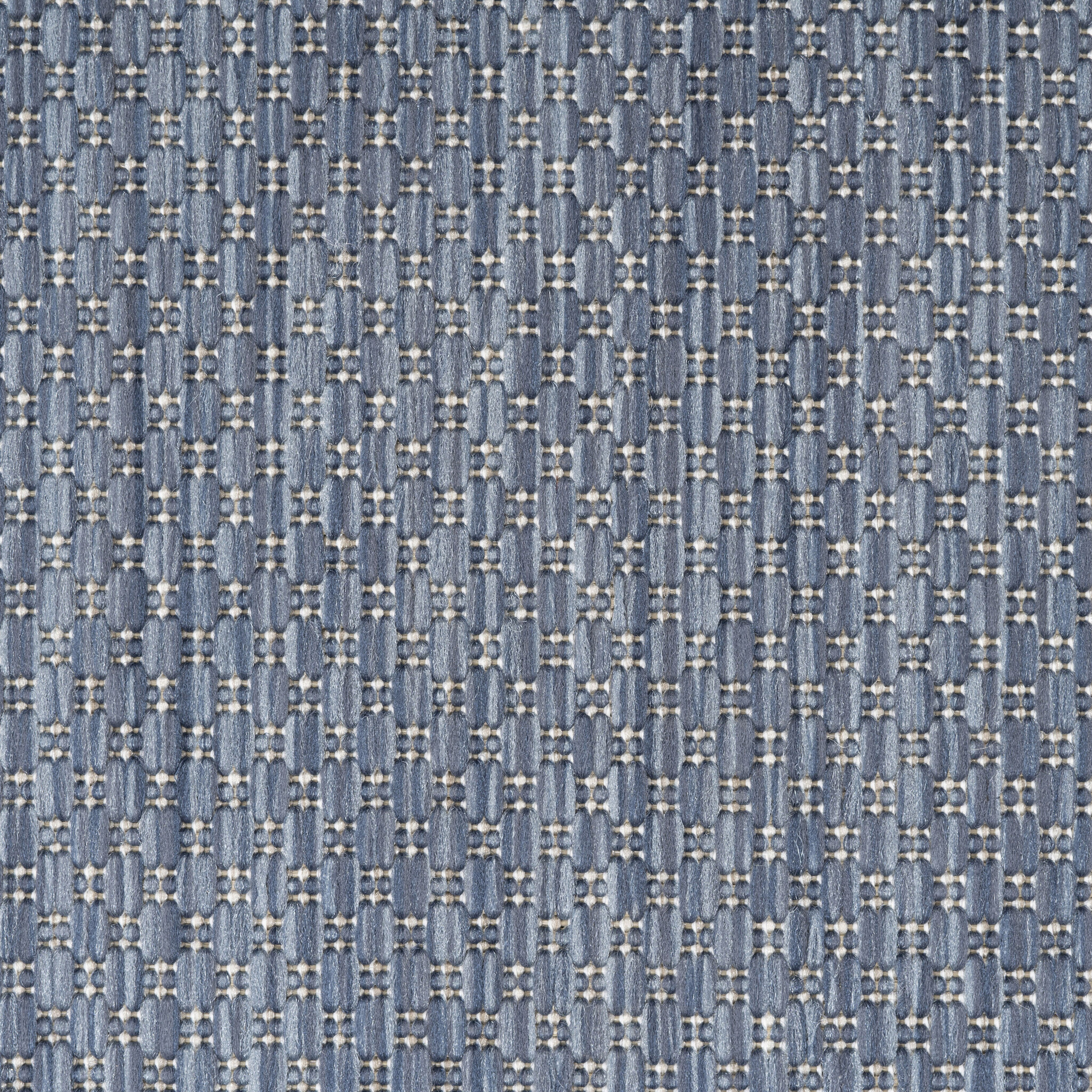 Relax Uni Tuin - Rond Buitenkleed - Indoor & Outdoor - Laagpolig Effen - Blauw