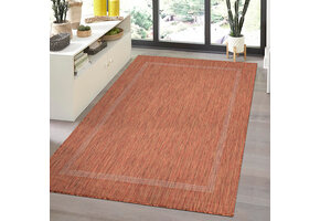 Relax Uni Tuin - Buitenkleed - Indoor & Outdoor - Laagpolig Effen - Terra