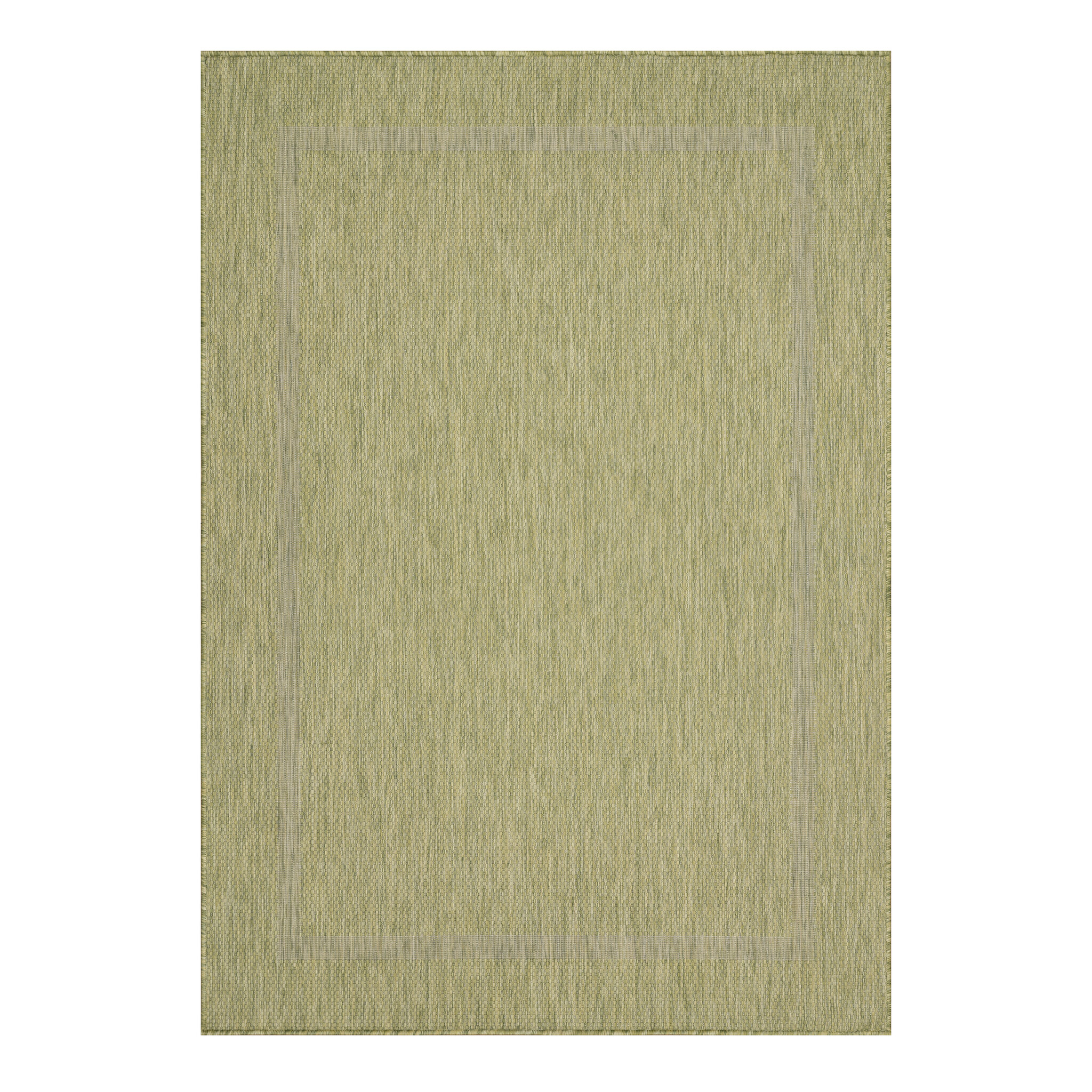 Relax Uni Tuin - Buitenkleed - Indoor & Outdoor - Laagpolig Effen - Groen