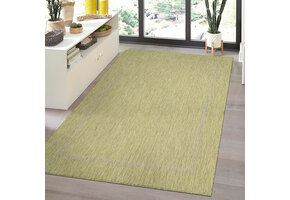 Relax Uni Tuin - Buitenkleed - Indoor & Outdoor - Laagpolig Effen - Groen