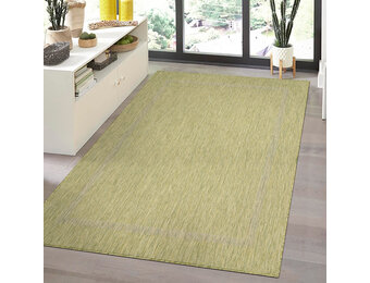 Relax Uni Tuin - Buitenkleed - Indoor & Outdoor - Laagpolig Effen - Groen