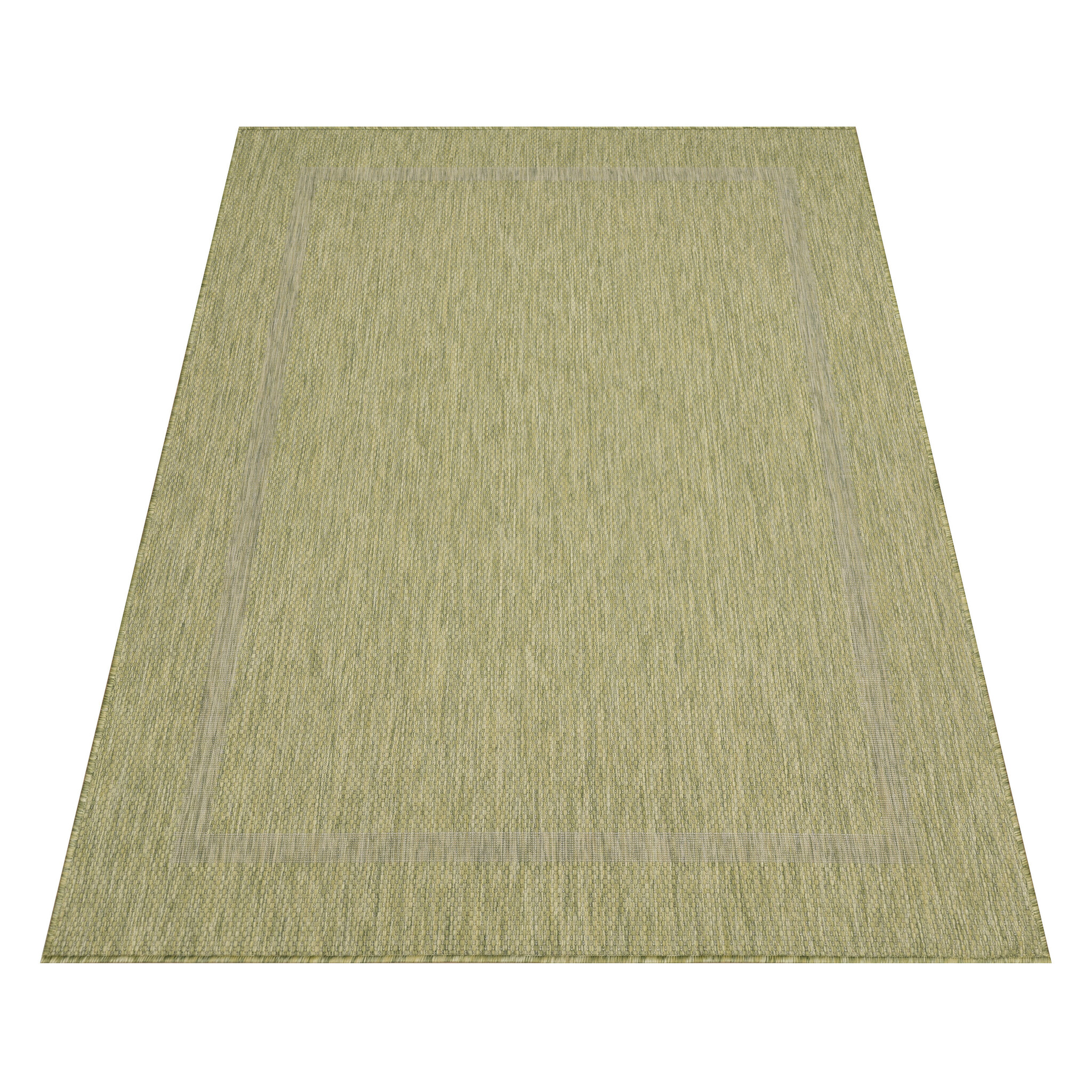 Relax Uni Tuin - Buitenkleed - Indoor & Outdoor - Laagpolig Effen - Groen