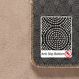 Sky Soft Uni Basic - Vloerkleed - Laagpolig - Effen Kleur - Beige - Woonkamer Tapijt - Anti-Slip Rug