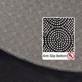 Sky Soft Uni Basic - Rond Vloerkleed - Laagpolig - Effen Kleur - Zwart - Woonkamer Tapijt - Anti-Slip Rug